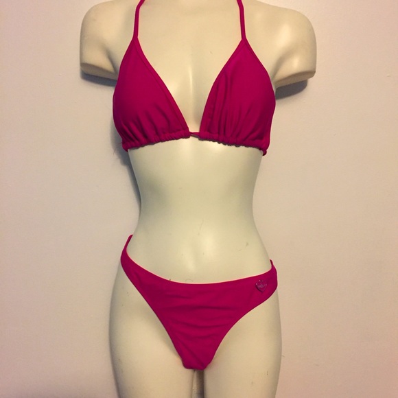 BODY GLOVE FUCHSHIA 2 PIECES SWIMSUIT - Picture 1 of 4